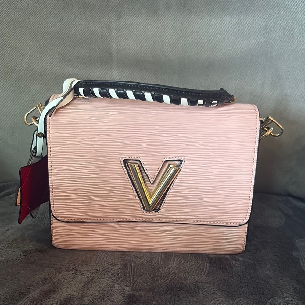 Elegant Pink Designer Crossbody Bag